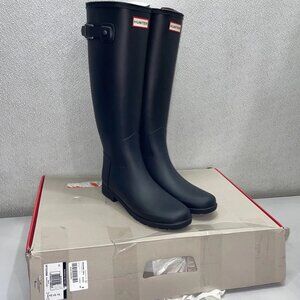 NEW HUNTER Women’s Refined Tall Rain Boots – Black